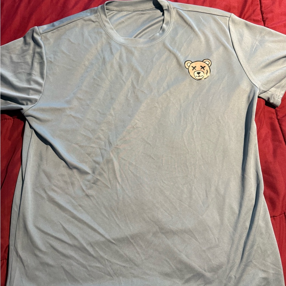 Light Blue Graphic T-Shirt